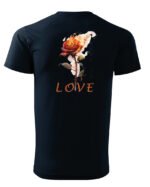 Koszulka Burn in Love <br>Romantyczny płomień - Unisex, dla niego