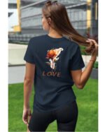 Koszulka Burn in Love <br>Romantyczny płomień - Unisex, dla niej