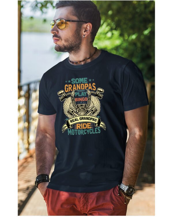 Koszulka Grandpas Who Ride <br>Dziadkowie na pełnym gazie - Unisex, dla niego