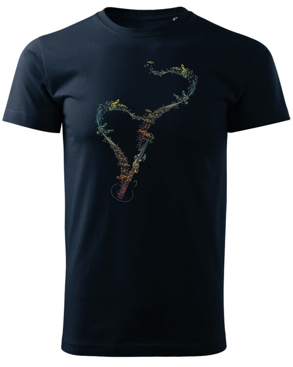 Koszulka Rytm Miłości <br>Muzyczne Serce - Unisex, dla niego