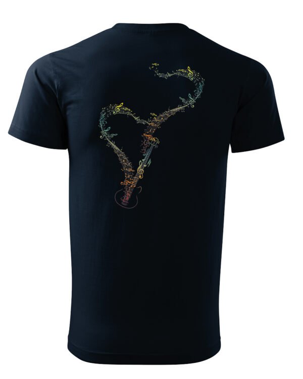 Koszulka Rytm Miłości <br>Muzyczne Serce - Unisex, dla niego