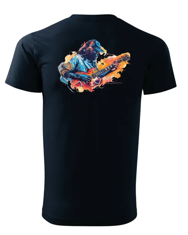 Koszulka Kocham muzykę <br>Pasja do dźwięków - Unisex, dla niego