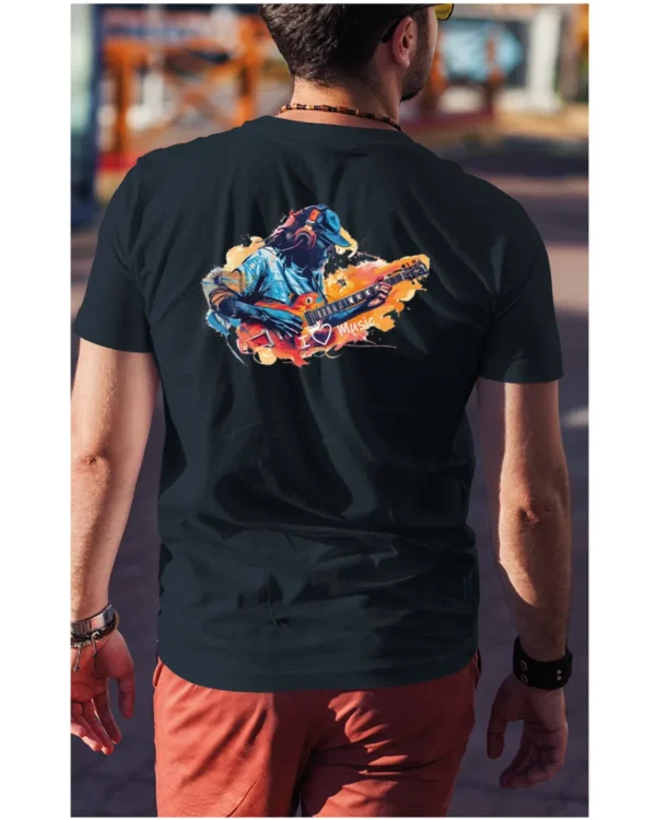 Koszulka Kocham muzykę <br>Pasja do dźwięków - Unisex, dla niego