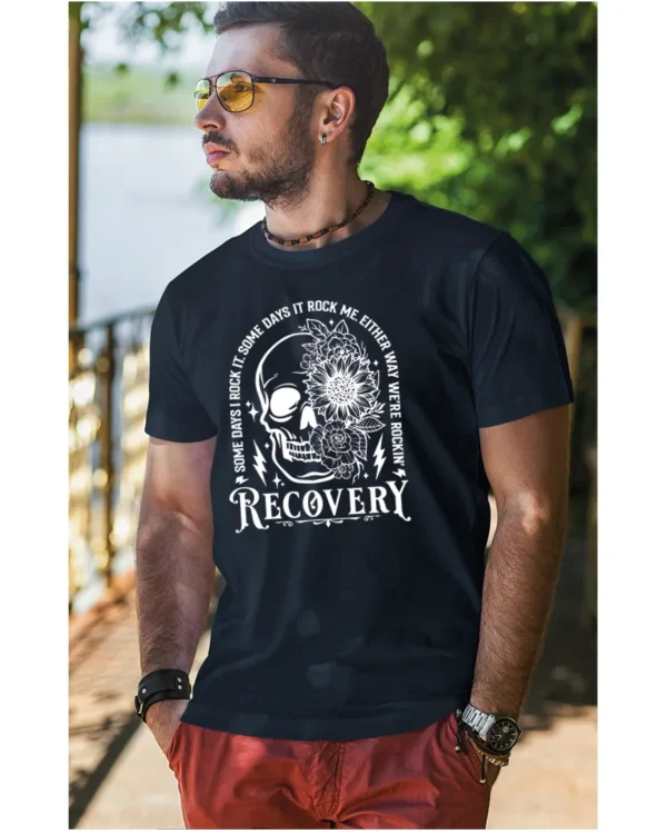 Koszulka Recovery <br>Rock'n'rollowy powrót - Unisex, dla niego, edycja White