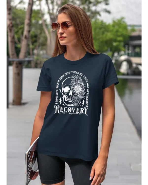Koszulka Recovery <br>Rock'n'rollowy powrót - Unisex, dla niej, edycja White