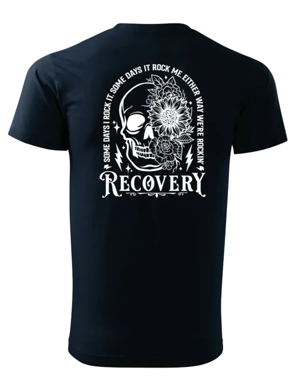 Koszulka Recovery <br>Rock'n'rollowy powrót - Unisex, dla niej, edycja White