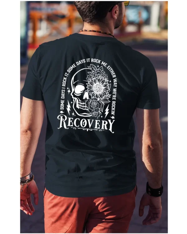 Koszulka Recovery <br>Rock'n'rollowy powrót - Unisex, dla niego, edycja White