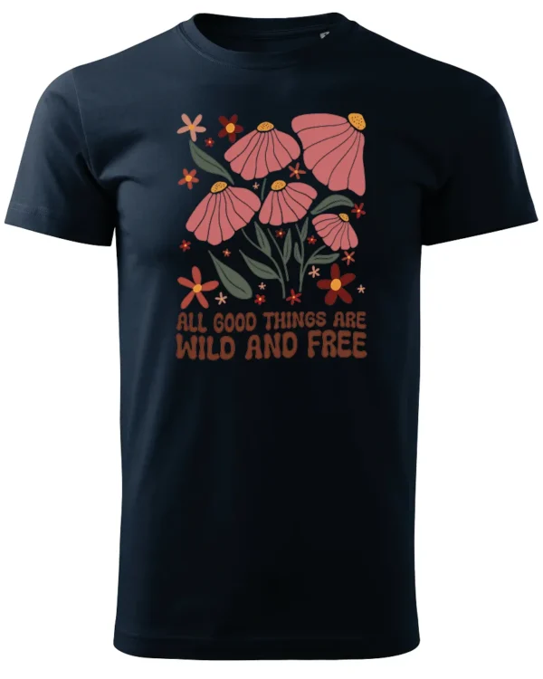 Koszulka Wild and Free <br>Piękno natury - Unisex, dla niej