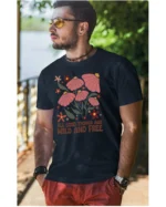 Koszulka Wild and Free <br>Piękno natury - Unisex, dla niego