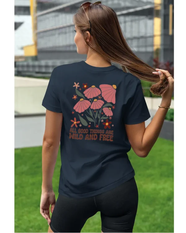 Koszulka Wild and Free <br>Piękno natury - Unisex, dla niej