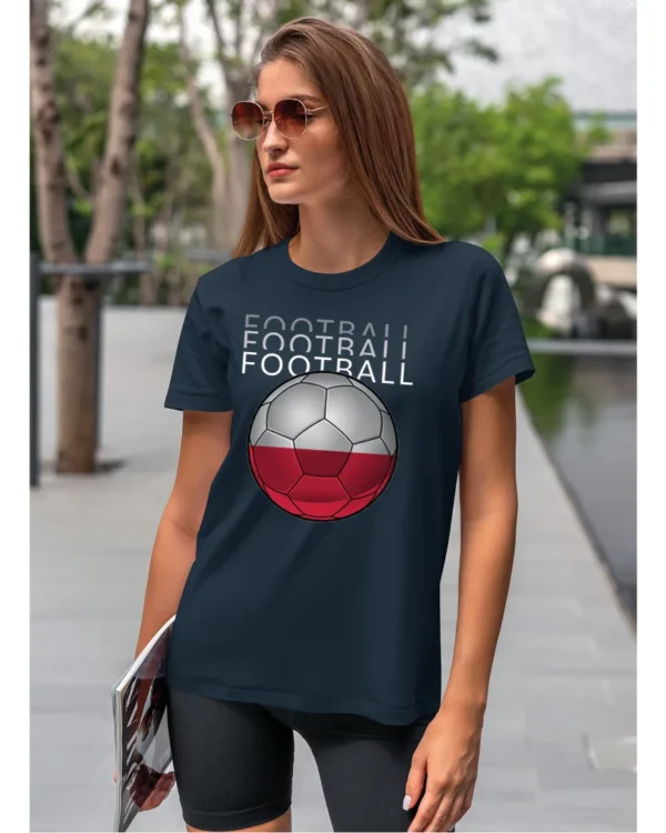 Koszulka Football <br>Miłość do gry - Unisex, dla niej