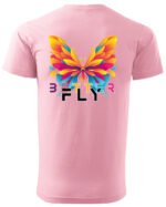 Koszulka unisex motyl “Better fly”, dla niej – wybierz kolor!