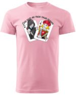 Koszulka unisex napis “God save me from false friends”, dla niej – wybierz kolor!