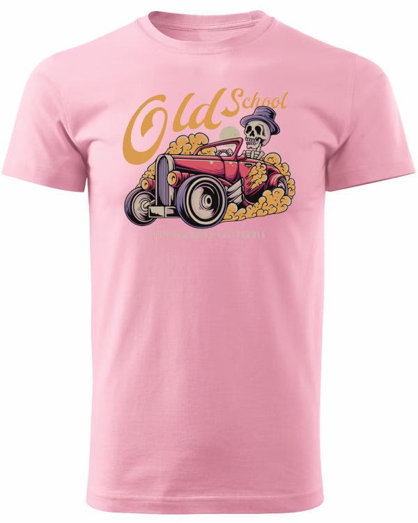 Koszulka unisex vintage samochód "Hot rod", dla niej – wybierz kolor!