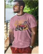 Koszulka unisex vintage samochód "Hot rod", dla niego – wybierz kolor!