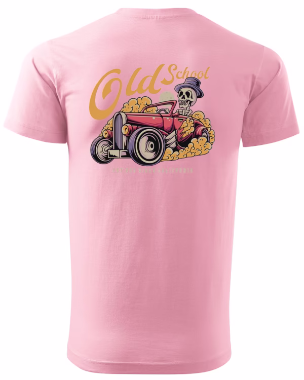 Koszulka unisex vintage samochód "Hot rod", dla niej – wybierz kolor!