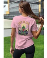 Koszulka unisex "Fitness z zombie, trenuj by przeżyć", dla niej – wybierz kolor!