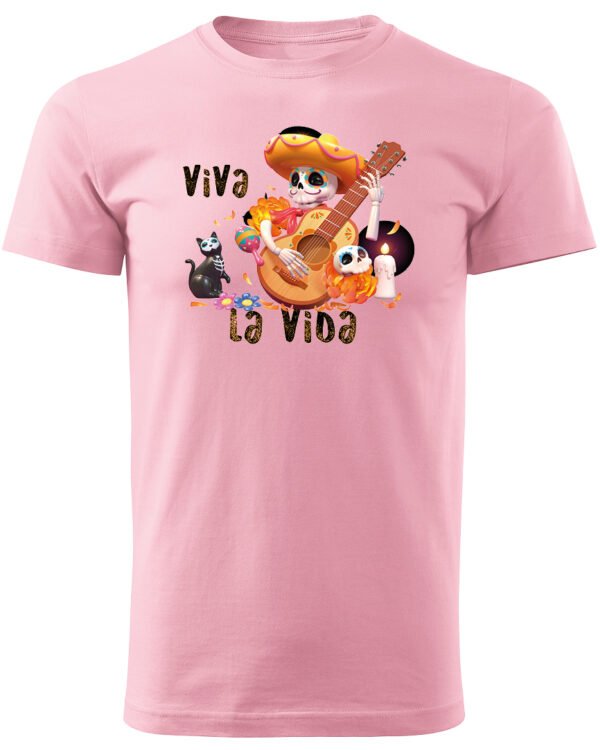 Koszulka unisex "Viva La Vida – celebruj życie", dla niego – wybierz kolor!
