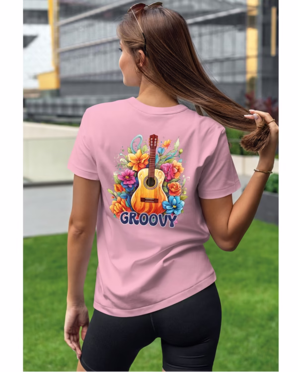 Koszulka unisex "Odlotowa gitara – brzmienie, które unosi", dla niej – wybierz kolor!