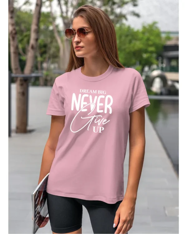 Koszulka Nigdy się nie poddawaj i marz - edycja White UNISEX