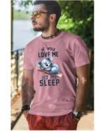 Koszulka Śpiąca koala, "Let me sleep" - Unisex