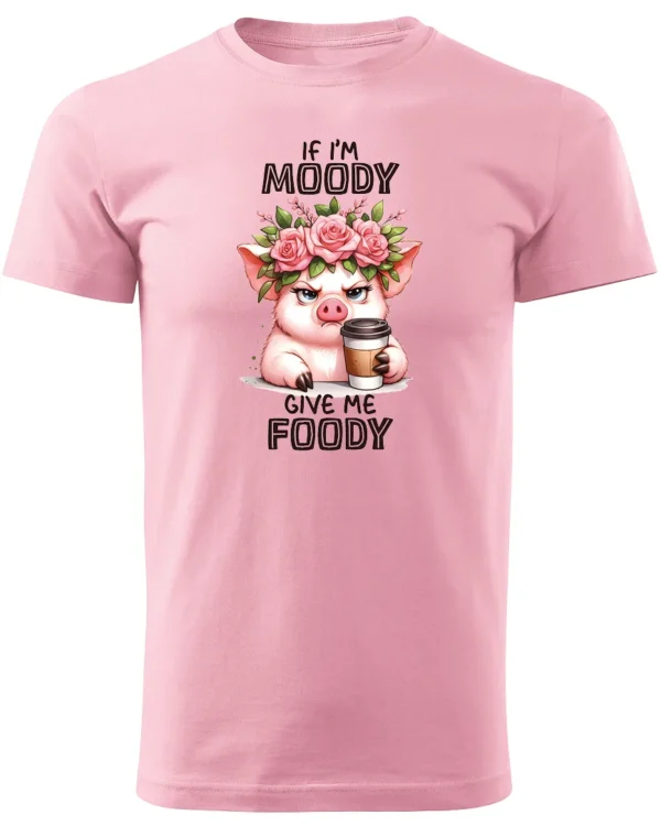 Koszulka Gdy mam humorki, daj mi jedzonko - Unisex