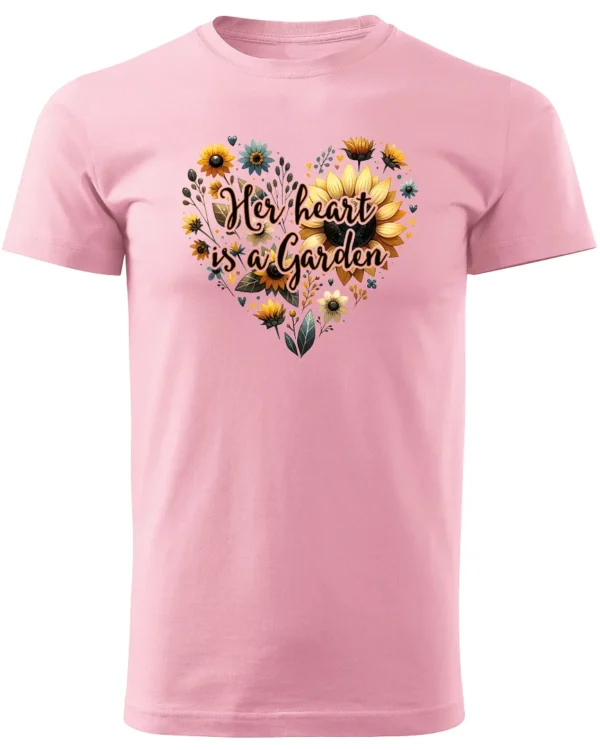 Koszulka Her heart is a garden UNISEX