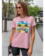 Koszulka Plażowy luz <br>idealna na letnie dni - Unisex, dla niej