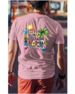 Koszulka Plażowy styl życia <br>jedz, śpij, plażuj, powtarzaj - Unisex, dla niego