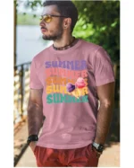 Koszulka Lato pełne smaku <br>delektuj się słodkimi chwilami - Unisex, dla niego
