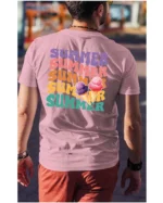 Koszulka Lato pełne smaku <br>delektuj się słodkimi chwilami - Unisex, dla niego