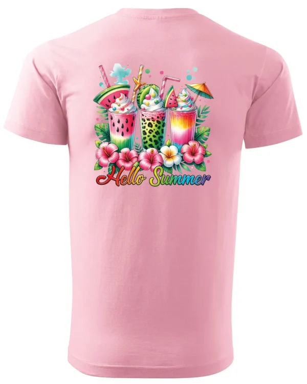 Koszulka Witaj Lato! <br>ciesz się owocowymi smakami - Unisex, dla niego