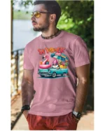 Koszulka Lato pełne radości <br>wyrusz w podróż do przygód - Unisex, dla niego