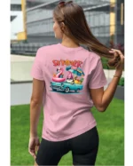 Koszulka Lato pełne radości <br>wyrusz w podróż do przygód - Unisex, dla niej