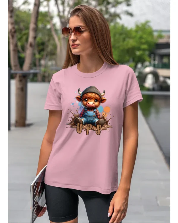Koszulka Mówiłem, że to nie ja! <br>urocza krówka w akcji - Unisex, dla niej