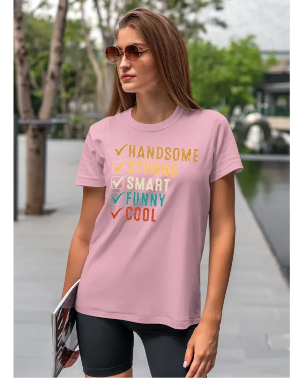 Koszulka Handsome, Smart, Funny wybierz swoje atuty – Unisex