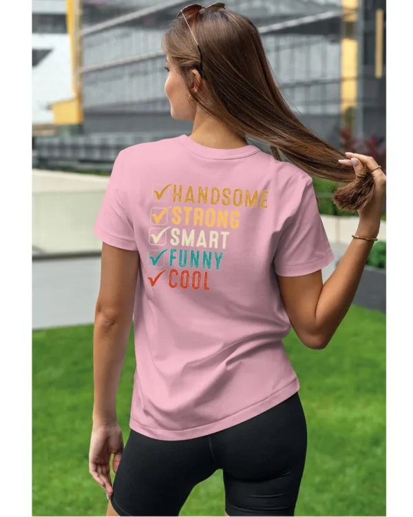 Koszulka Handsome, Smart, Funny wybierz swoje atuty – Unisex