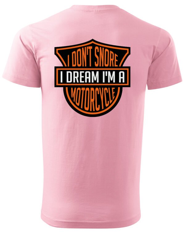 Koszulka I dont snore, I dream I’m a motorcycle – edycja Midnight, Unisex