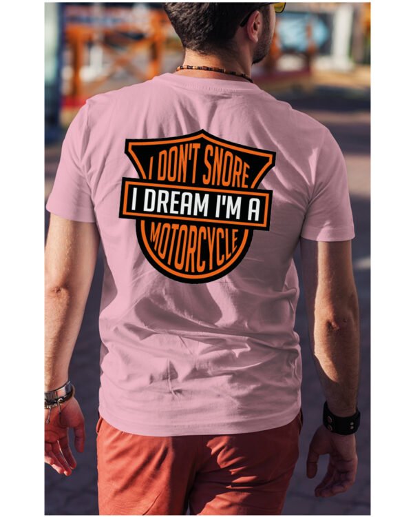 Koszulka I dont snore, I dream I’m a motorcycle – edycja Midnight, Unisex