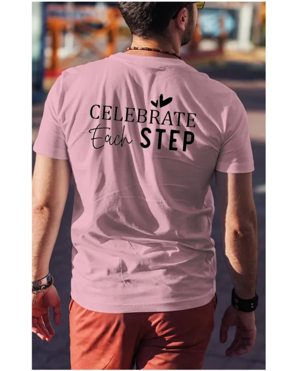 Koszulka Świętuj każdy krok, „Celebrate Each Step” – Unisex