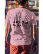 Koszulka Rozwijaj się przez błędy, „Learn from mistakes” – Unisex