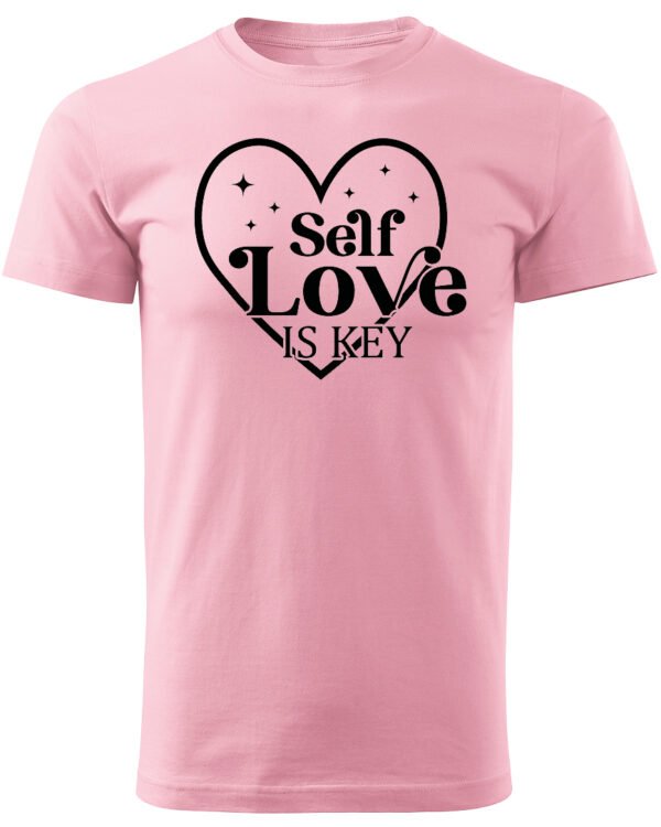 Koszulka Self love is key, miłość do siebie to podstawa – Unisex