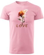 Koszulka Burn in Love <br>Romantyczny płomień - Unisex, dla niego