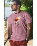 Koszulka Burn in Love <br>Romantyczny płomień - Unisex, dla niego