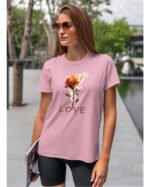 Koszulka Burn in Love <br>Romantyczny płomień - Unisex, dla niej