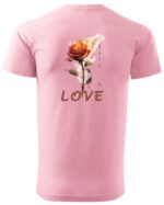 Koszulka Burn in Love <br>Romantyczny płomień - Unisex, dla niego
