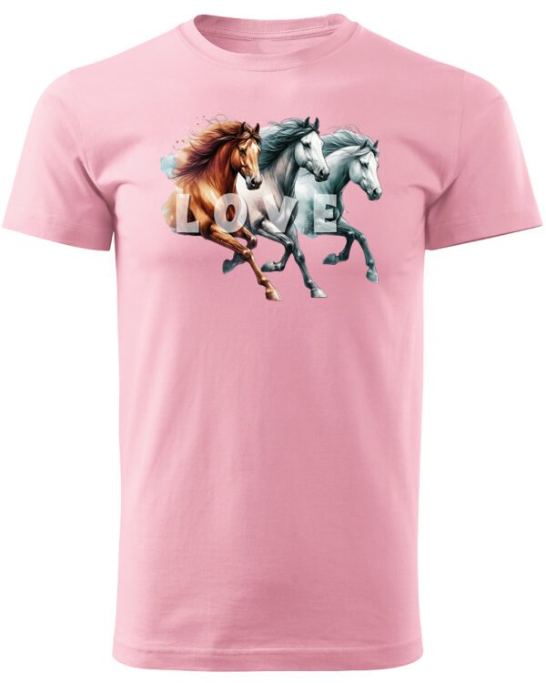 Koszulka Miłość w Galopie <br>Konie i wolność - Unisex, dla niego