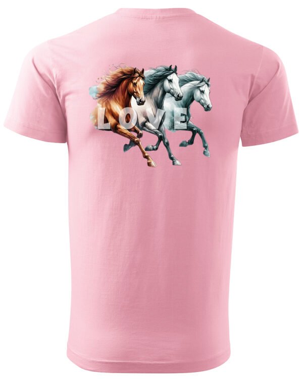 Koszulka Miłość w Galopie <br>Konie i wolność - Unisex, dla niego