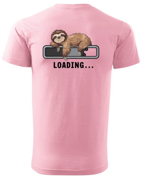Koszulka Loading Leniwiec <br>Ładowanie energii - Unisex, dla niego