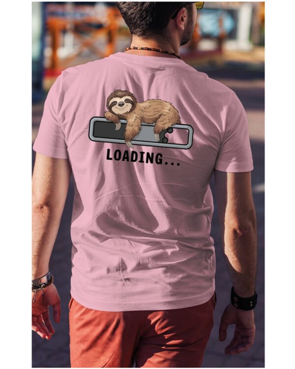 Koszulka Loading Leniwiec <br>Ładowanie energii - Unisex, dla niego